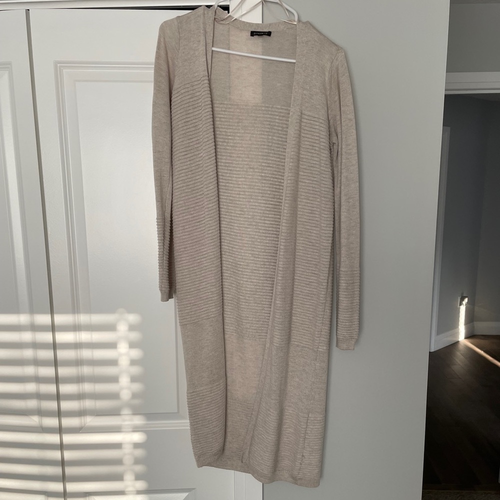 Beige Dynamite Cardigan- XS